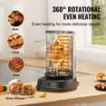 thumbnail image 3 of KFFKFF Gyro Grill Appliance, Upright Poultry Cooker for Countertop, Electrically Powered Stainless Steel Roaster, Doner Kebab Equipment, Ideal for Domestic and Commercial Kitchen Gatherings, 3 of 9