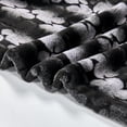 thumbnail image 5 of Home Soft Things Ballys Faux Fur Throw & Throw Pillow Cover Combo - Black - 60" x 80"/20" x 20", 5 of 9