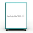 thumbnail image 5 of Tot Mate Mobile 3 Tier Book Shelf Markerboard Back, Kids Classroom Storage, Teal, 36"W x 23"D x 48"H, 5 of 5