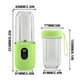 thumbnail image 2 of Licuadora portátil recargable por USB | Licuadora de acero inoxidable de 6 cuchillas, 22&nbsp;000 RPM | Licuadora personal de 450 ml para batidos, jugos y proteínas | Ideal para viajes, exteriores,, 2 of 5