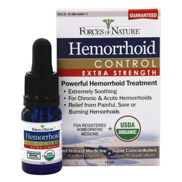 Forces of Nature Hemorrhoid Control Extra Strength 11 ml.