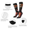 thumbnail image 3 of KLL Cool Tiger Print Cool Socks Men's Women's Crew Socks Funny Crazy Novelty Stockings, 3 of 6