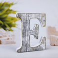 thumbnail image 1 of WOODOUNAI Letras de madera de 4 pulgadas sin terminar letras de madera rústica para decoración de pared, letras decorativas de pie, rebanadas, tablero de letrero, decoración para manualidades, proyect, 1 of 1
