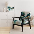 thumbnail image 2 of Designart "Geode Golden Multi Color" Upholstered Modern & Contemporary Accent Chair and Abstract Arm Chair - Multiple Color & Pattern, 2 of 7