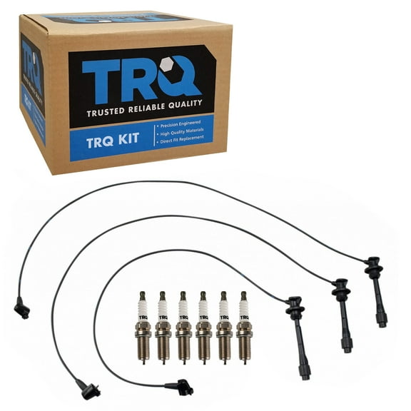 TRQ Ignition Kit Spark Plug & Wire Set For Toyota Camry Lexus ES300 V6 3.0 TKA01275 Fits select: 1998-2000 TOYOTA SIENNA, 1996-1999 TOYOTA AVALON