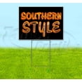 thumbnail image 1 of Southern Style (18" x 24") Yard Sign, Includes Metal Step Stake, 1 of 6