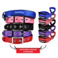 thumbnail image 2 of Downtown Pet Supply Reflective Dog Leash with Padded Handle, Red Leash for Dogs, 2 of 3