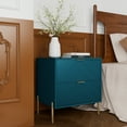 thumbnail image 2 of Boyel Living Green 2 Drawers Nightstand, Bedside Table with Storage for Bedroom, Living Room, 2 of 6