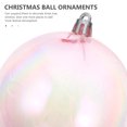 thumbnail image 4 of GOOHOCHY Adornos colgantes para árbol de Navidad, adornos de bolas iridiscentes para fiesta de Navidad, diseño para fiesta navideña, 6 uds., 4 of 7