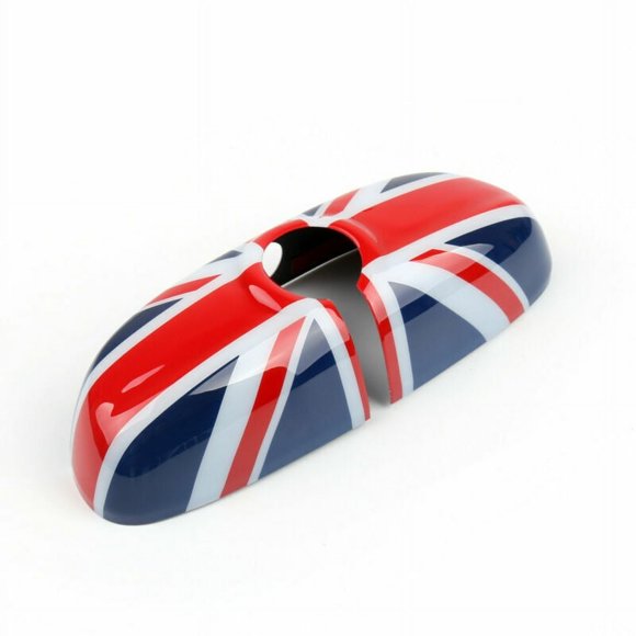 Union Jack Flag Rear View Mirror Cover Housing For BMW MINI Cooper F56 F55 14-21