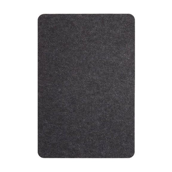 Silicone Mat for Kitchen Counter, Heat Resistant Non-Slip Table Mat for Air Fryer to Site on, 17.3×11.8 in Countertop Protector for Coffee Maker, Toaster, Oven, Hot Pad Air Fryer Mat,Black