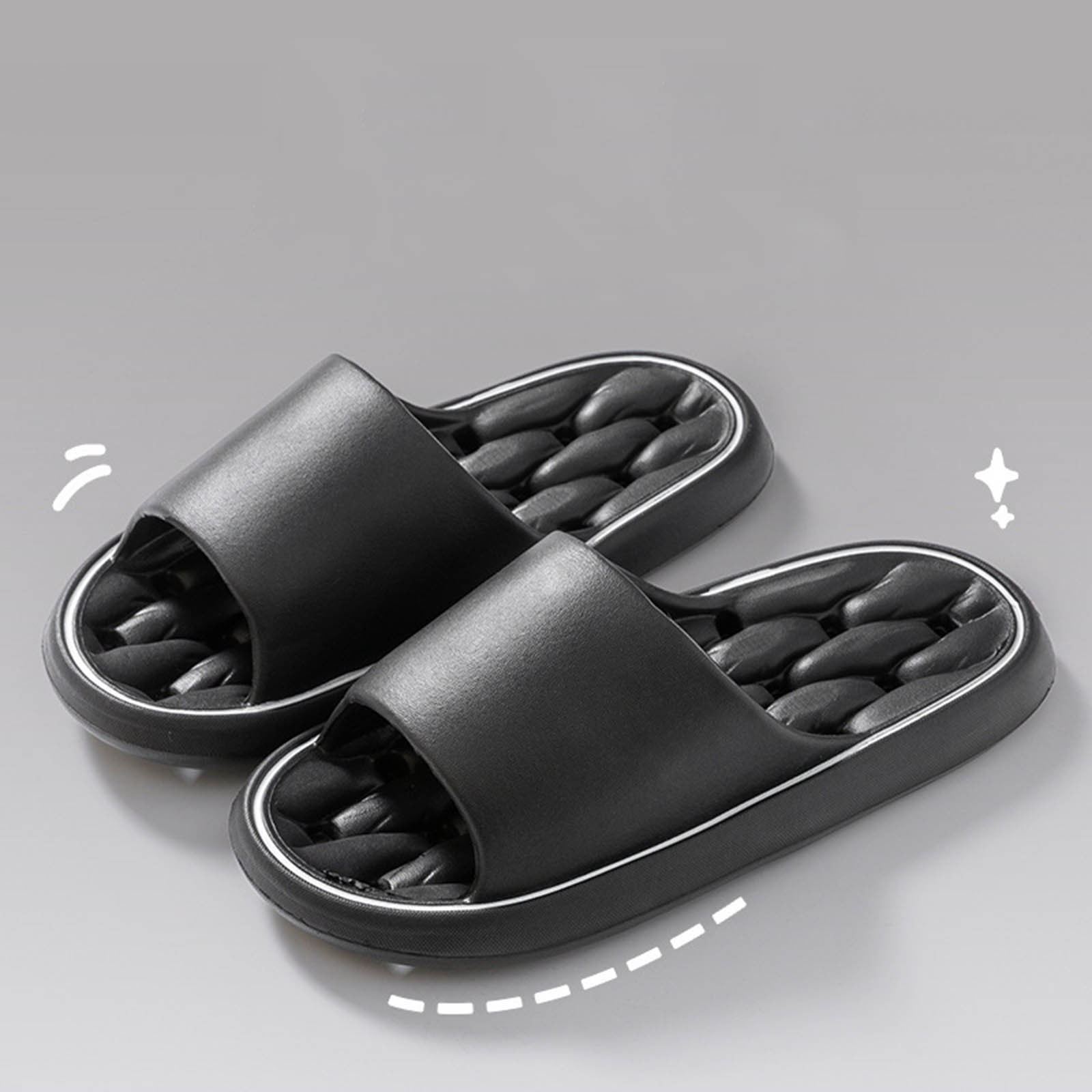 SLIPPER 28㎝ Sneaker Slippers in Bubble Gum Look – One Size Fits Most Comfy