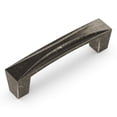 thumbnail image 6 of Hickory Hardware H76129-Sn 3" Satin Nickel Crest Cabinet Pull, 6 of 6