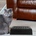 thumbnail image 4 of FONDOTIN Indoor Use Black Cat Litter Stool with Filter Function Elevated Cat Litter Ramp for Small Cats 1Set, 4 of 8