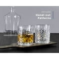 thumbnail image 7 of Premium Hand Cut Whiskey Glasses (13 OZ, Set of 4) - Handmade Double Old Fashioned Scotch Glasses - Gift for Bourbon Lovers - Style Glassware for Rum - 4 Rocks glasses in Gift Box, 7 of 7