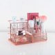 thumbnail image 4 of Organizador de escritorio KAIYANG con cajón de metal multiusos oro rosa, 4 of 5