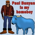 thumbnail image 2 of CafePress - Paul Bunyan Is My Homeboy Infant Bodysuit - Baby Light Bodysuit, Size Newborn - 24 Months, 2 of 4