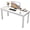 White, variant on 47.2 Inch Small Computer Desk, Home Office Desk, Modern Table for 2 Person Kids Student Gaming Computer Desk, Simple Office Table for Work,Craft,Writing,Studying, Etc., White