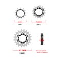 thumbnail image 2 of MUQZI MTB bicicleta Cassette rueda libre cadena tensor guía velocidad única, 2 of 9