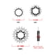 thumbnail image 5 of Cassette De Bicicleta De Rueda Libre, 5 of 6