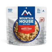 Mountain House Freeze Dried Emergency Biscuits & Gravy Survival Camping & Backpacking Food- 6 Pouches