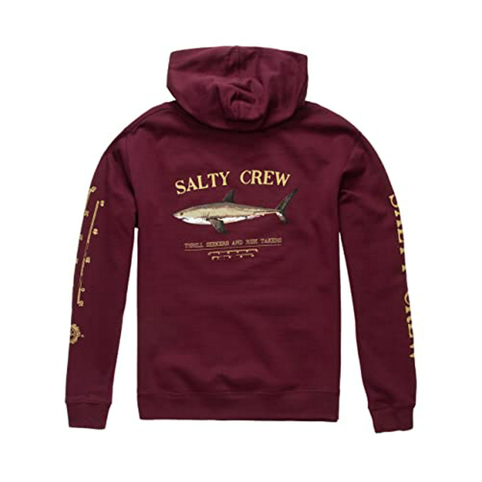 SALTY CREW Bruce Boys Hoodie Burgandy
