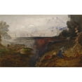 thumbnail image 2 of John Martin 18x13 Black Ornate Wood Framed Double Matted Museum Art Print Titled - The Last Judgement (Study) (1851 - 1853), 2 of 5
