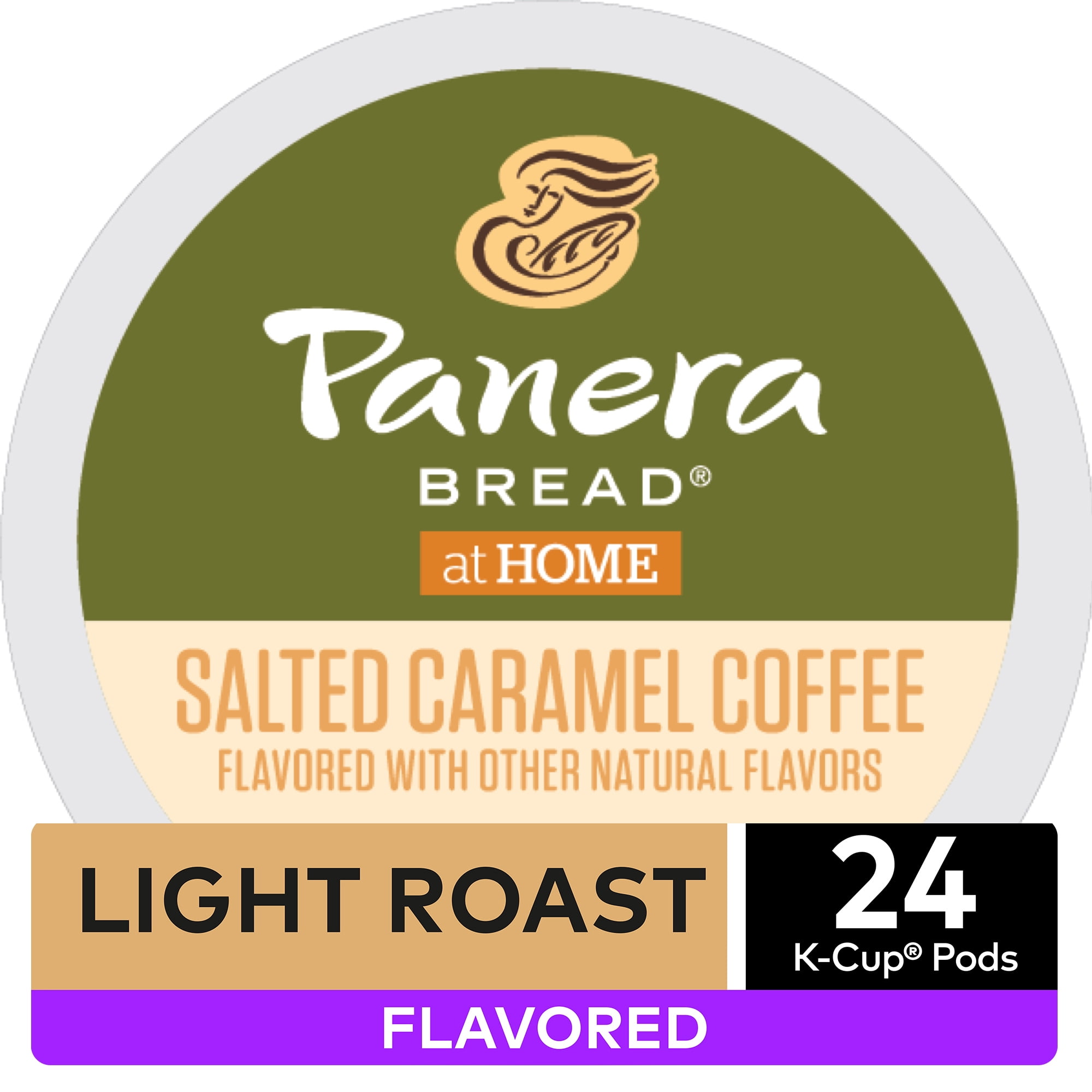 Panera Bread Salted Caramel Flavored KCup Coffee Pods, Light Roast, 24