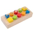 thumbnail image 1 of Esquirla Montessori Wood Nuts and Bolts Board Toy Safe Material Color & ,, 1 of 8