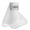 White, variant on Pack of 12 Premium Matte Tulle Spool of 6-inch X 25 Yards