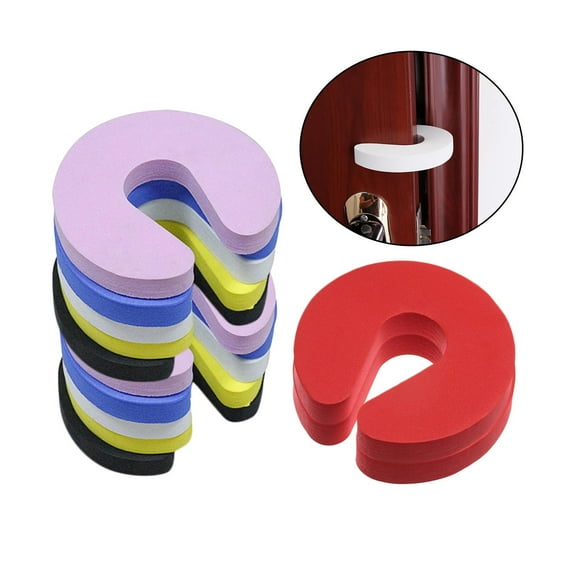 12x Finger s 4pk | Door Stopper | Baby Proofing Doors Extra Thick Prevents Fingers Injuries Cling Tightly
