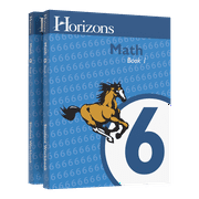 Horizons Math 6th Grade 2 Student Workbooks 6-1 and 6-2 by Alpha Omega Publications (Paperback)
