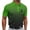 Army Green, variant on ZRGHAOYLQ Gradient Geometric Printed T Shirts for Men Short Sleeve Fashion Shirt Lapel Collar 1/4 Button Tops Soft Breathable Athletic Golf Tee