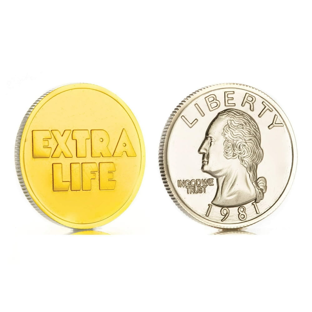 Ready Player One Coin Quarter Replica Extra Life Coin Ready Player One