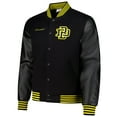 thumbnail image 2 of Men's Black Borussia Dortmund Supporter's Full-Snap Varsity Jacket, 2 of 3