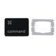 thumbnail image 5 of Keycap Compatible Macbook Pro Retina A1707 A1706 Un Clip Negro Uno Blanco, 5 of 5
