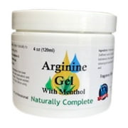 Naturally Complete L-Arginine Gel with Menthol 4 oz. Jar | Non-GMO | Made In USA