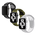 thumbnail image 1 of Paquete de 3 correas para Apple Watch estilo Sport, compatibles para todas las series y tamaños: 45mm, 44mm, 42mm, 41mm, 40mm, 38mm Mamá Pulpo  Paquete Sport, 1 of 3