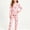 Pink b, variant on Spazoro Toddler Kids Girls 2PC 100% Cotton Ouifit Sets, Fall Winter Soft & Comfy Long Sleeve Cute Print Casual Shirts and Pants for Loungewear Pink Size 3-4T