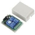 thumbnail image 4 of Contrôleur 4 12V 4 Voies Télécommande Interrupteur Émetteur Récepteur pour Portail de Barrière Garage, 4 of 8