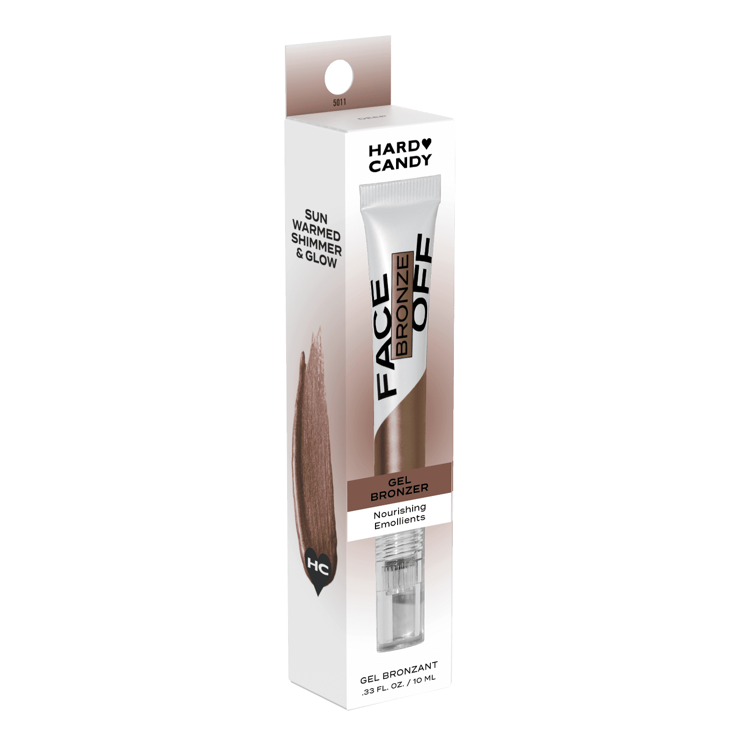 Hard Candy, Face Off Luminous Gel Bronzer, Chocolate Drip, 0.33 oz