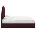 thumbnail image 6 of Platform Bed Frame, King, Purple, Velvet, Hotel Bedroom, Modern Contemporary, HB38115, 6 of 9