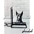 thumbnail image 2 of Shinelab Doberman Pinscher Dog Metal Bookends Pet Name Bookend Gift, Animal Desk Bookshelf Decor 5342, 2 of 3