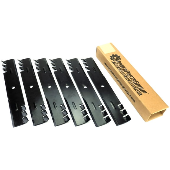 (6) Heavy Duty Blades Replaces Scag 481707