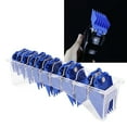 thumbnail image 4 of Guides de Peignes Tondeuse à Cheveux, 10 Pcs Remplacement de Peigne Guide Bleu pour Barbier, 4 of 8