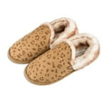 thumbnail image 4 of Jessica Simpson Women's Leopard Embossed Slip-On Plush Slipper, 4 of 8