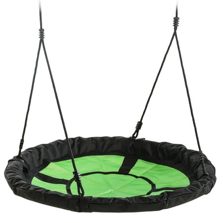 Swing-N-Slide Nest Swing, 40 in. Diameter, Green with Black Nylon