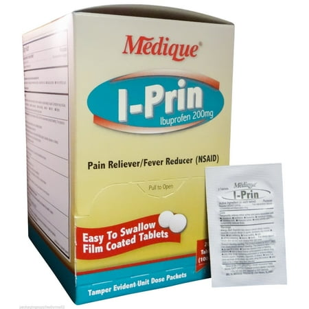 Pain Relief Ibuprofen, I-Prin 400 Tablets Medique MS-71160