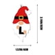 thumbnail image 3 of Juego de 26 adornos colgantes acrílicos navideños con diseño de Papá Noel | Adornos navideños DIY para decorar la puerta de la pared o la fiesta en casa | Manualidades navideñas para regalar, 3 of 6