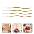 thumbnail image 1 of Phenofice 72pcs Non Dripping Birthday Candles Decor Made Of Golden Paraffin For Baby Shower, 1 of 8